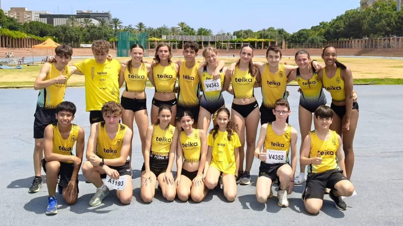 Quarta plaça per als equips del CA Safor Teika en el Campionat Provincial Cadet