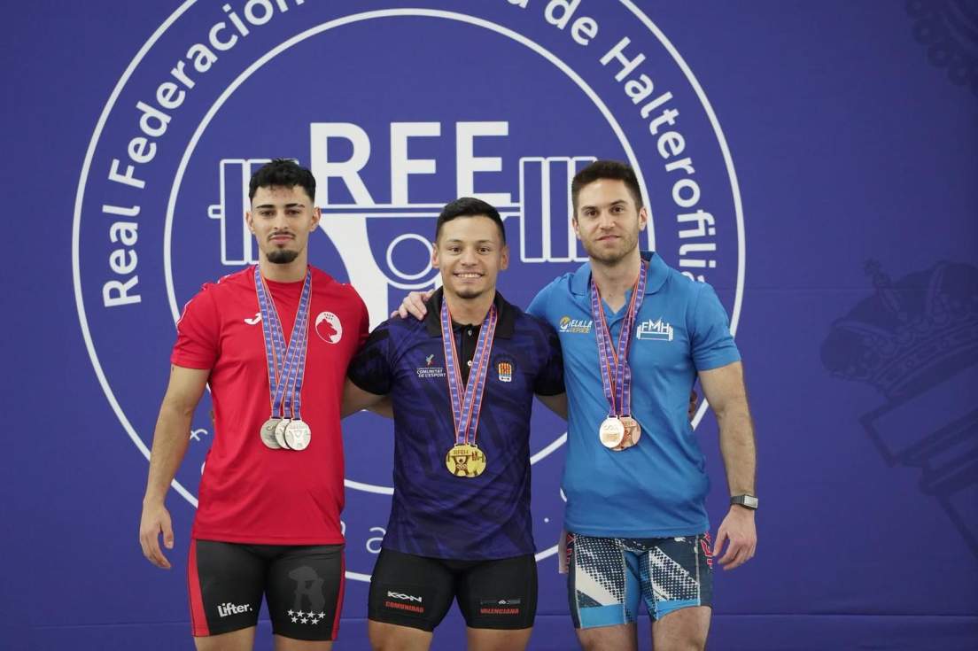 Otero engrandeix la seua llegenda en amb un altre or i lidera la gran actuació de l'AC Gandia en el Nacional Absolut
