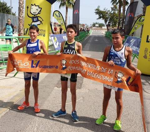 Xavi Cabanilles, ganador de la prueba de alevines.