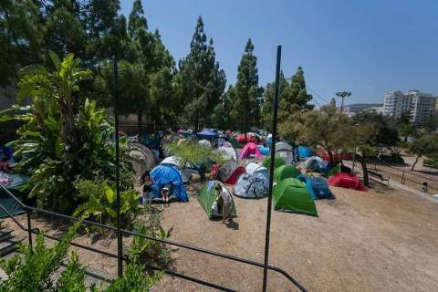 Zona de acampada.