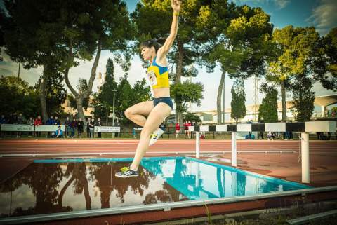 Pilar Vázquez en el autonómico de clubes absoluto, el pasado mes de mayo. / Foto: Javier Cloquell.