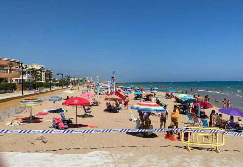La playa, el domingo pasado.