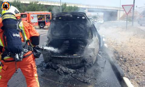 Incendio del veh&iacute;culo.