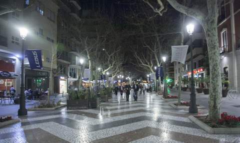 Paseo Germanies de Gandia, en una imagen de archivo.