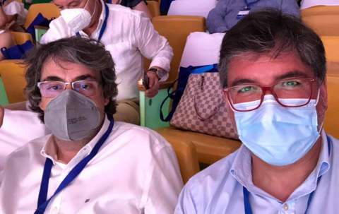 Pepe Todolí y Guillermo Barber.