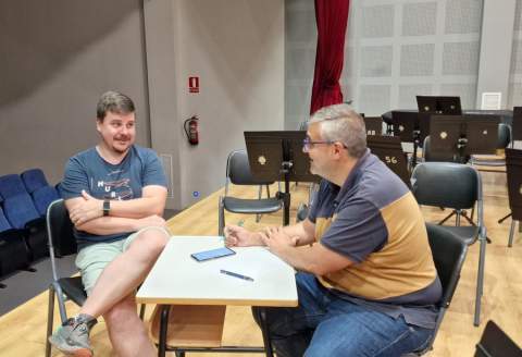 Carlos Sanchis i Josep Ll&agrave;cer.