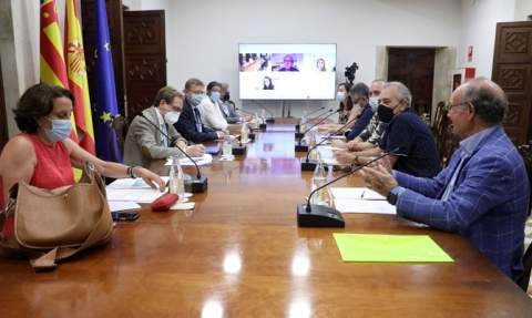 Un momento de la reuni&oacute;n.