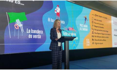 La consellera en la presentación de la campaña. La consellera en la presentación de la campaña.