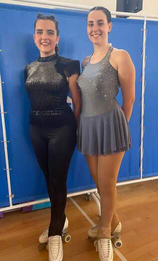 Inés Humánez y Claudia Bastos.