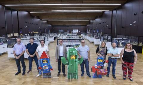 Inauguración de la muestra, el miércoles pasado. Inauguración de la muestra, el miércoles pasado.