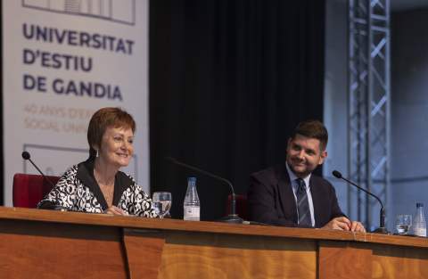 L'alcalde i la rectora de la UV.