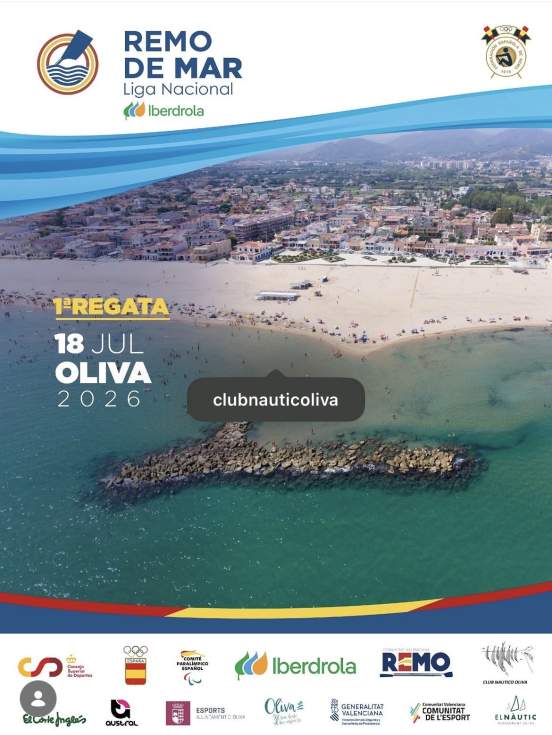 Oliva, seu de la 1ª Regata de la Lliga Nacional Iberdrola de Rem de Mar