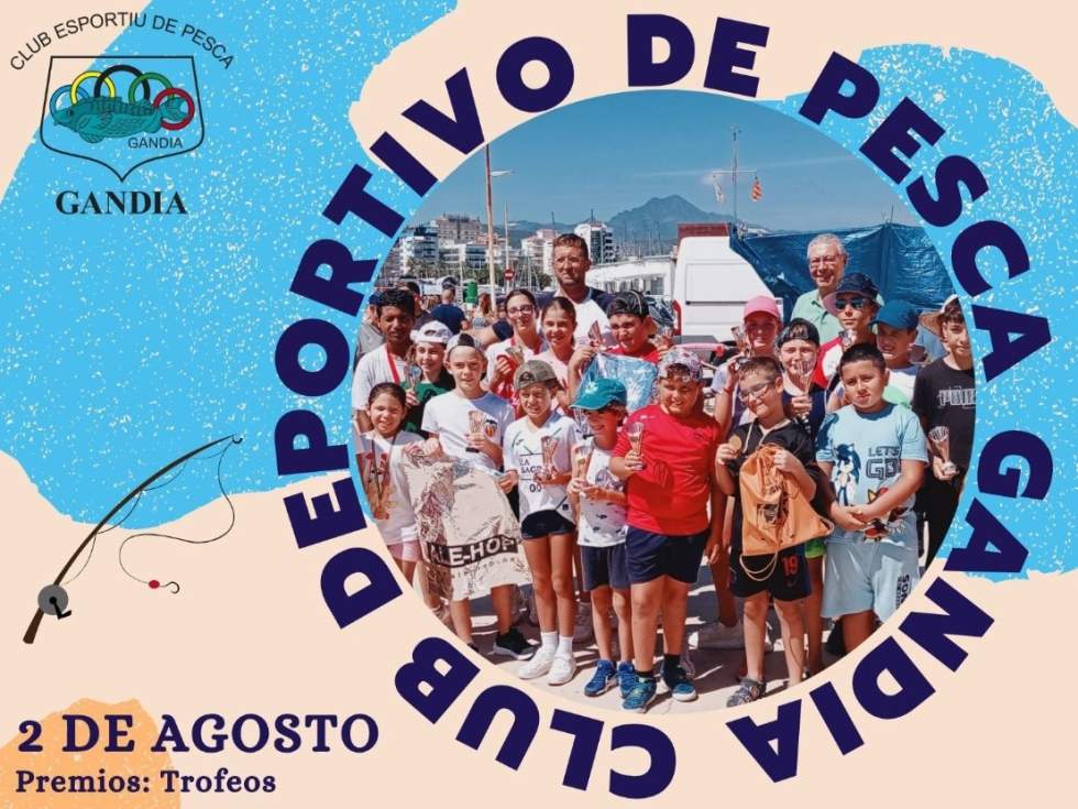 El Club Esportiu de Pesca Gandia organitza el I Concurs Infantil de Pesca -XLIV Jocs Esportius Municipals