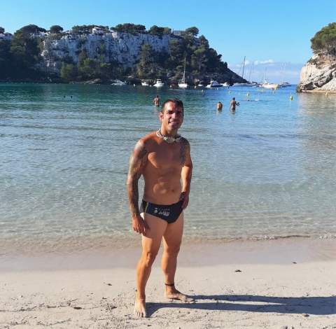 Isidro Benavent en Menorca.