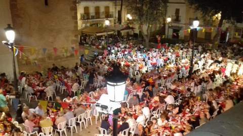 Cena del pasado viernes.