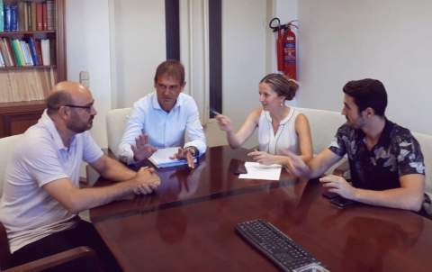 Reunión en Valencia con el director de Costas.