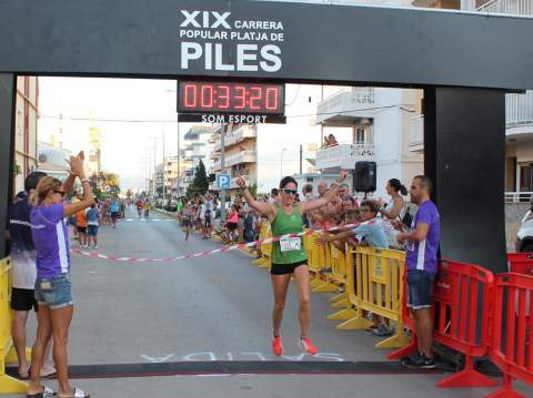Entrada de la campeona.