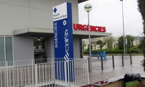 Urgencias del hospital, en una imagen de archivo.