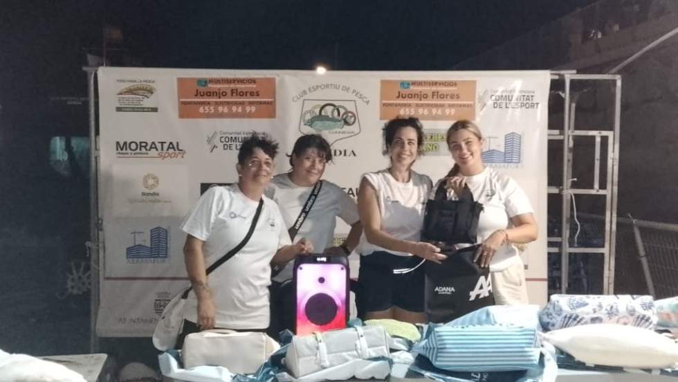 El Club Deportivo de Pesca Gandia celebra su Concurso de Pesca de Mujeres