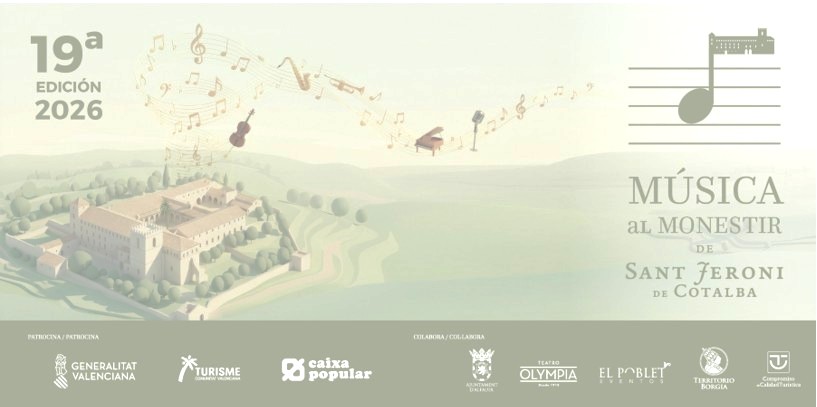 “Pasiones y sueños” lleva la emoción de la ópera y la zarzuela a la Antigua Iglesia del Monasterio de Sant Jeroni de Cotalba