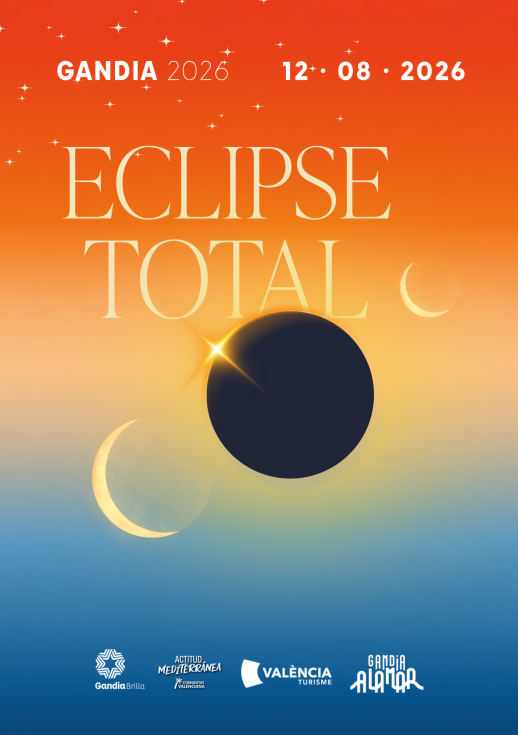 Gandia organitza una programació especial per a gaudir de l’eclipsi solar del 12 d’agost