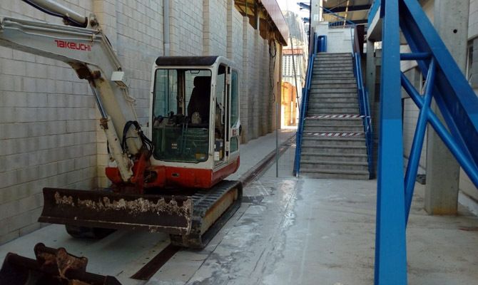Obras en el campo municipal.