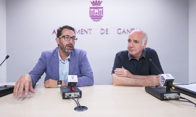Vicent Mascarell y Joan Muñoz, en rueda de prensa.