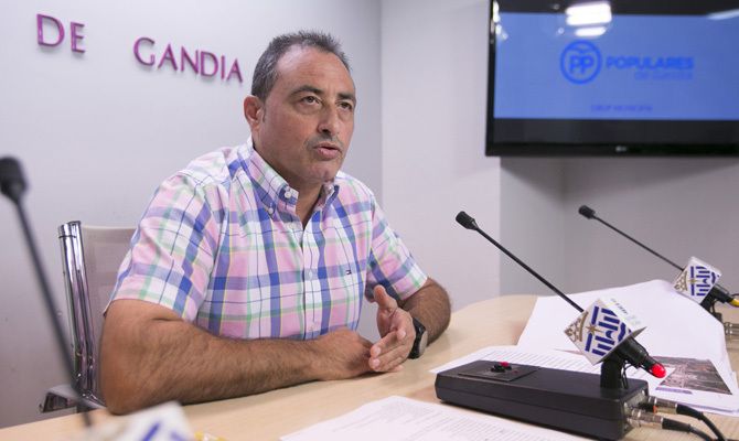 Pepe Just, en rueda de prensa.