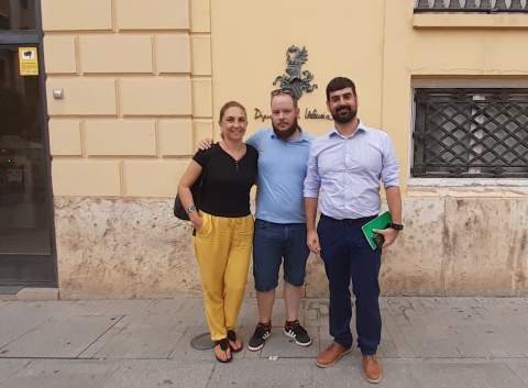 Reuni&oacute;n en la Diputaci&oacute;n.