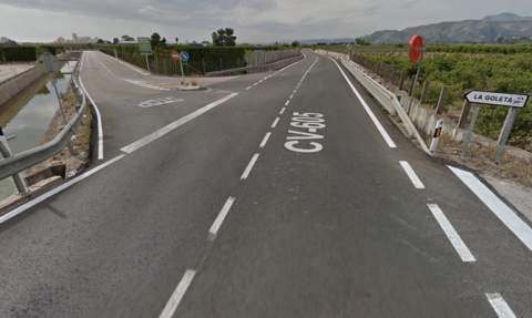 El cruce que se convertirá en rotonda. El cruce que se convertirá en rotonda.