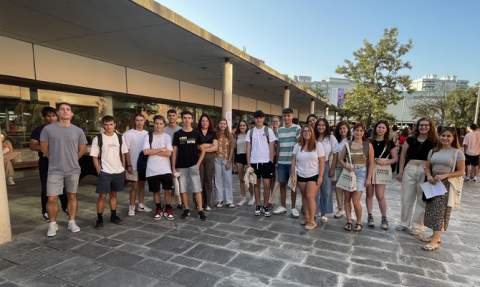 Algunos de los alumnos participantes. Algunos de los alumnos participantes.