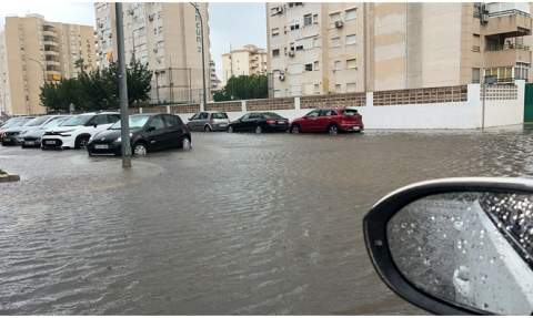 Playa de Gandia, esta mañana. Playa de Gandia, esta mañana.