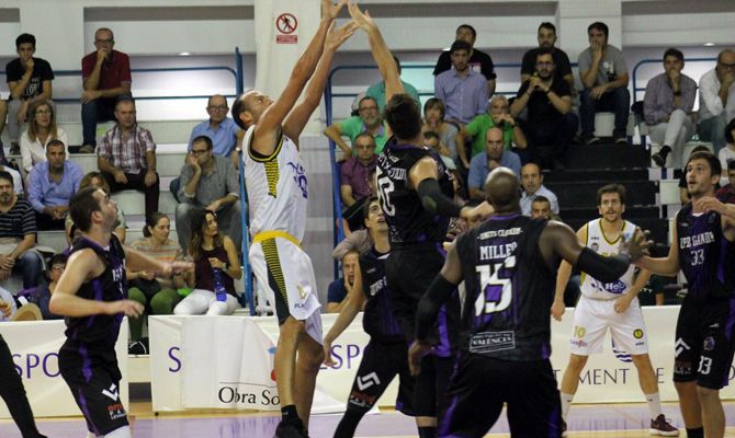 Un lance del partido.
