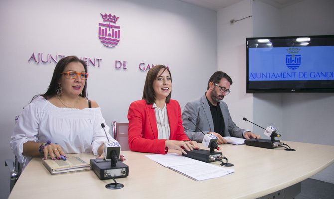 Milvaques, Morant y Mascarell, en rueda de prensa.