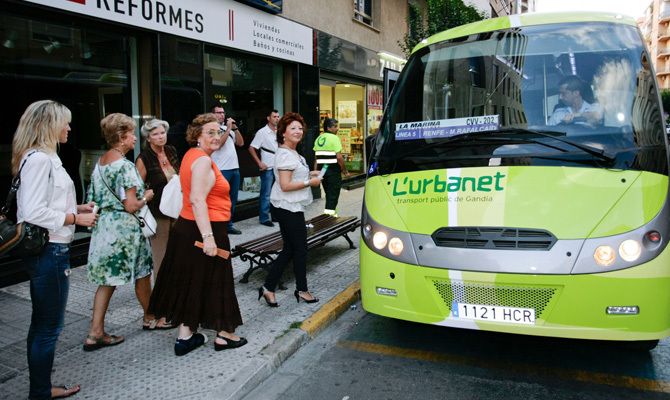Parada de l'Urbanet, en una imagen de archivo.