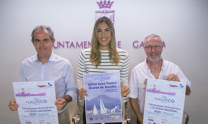 Presentaci&oacute;n de las regatas en rueda de prensa.