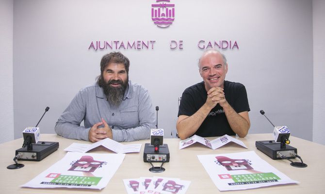 Xavier Ródenas i Francesc Burgos, en roda de premsa.