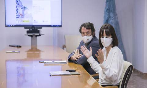 Mascarell y Morant en rueda de prensa.