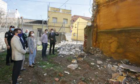 Visita a la zona de actuaci&oacute;n de Beniopa, este lunes.