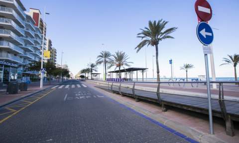 Tramo del paseo mar&iacute;timo sobre el que se actuar&aacute;.