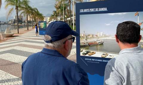 Exposición en el Moll dels Borja. Exposición en el Moll dels Borja.