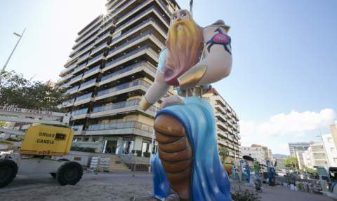 Plantà de la falla el año pasado. Plantà de la falla el año pasado.