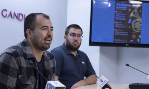 El regidor Gonz&aacute;lez i Vicent Mengual.