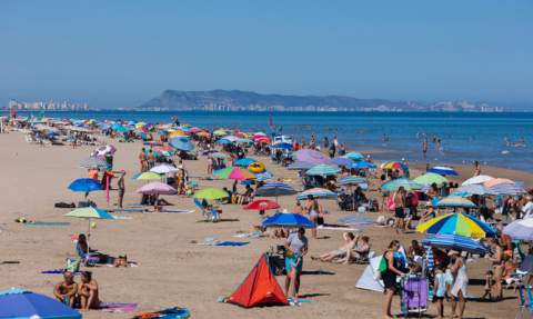 Playa de Gandia. / Foto: &Agrave;lex Oltra.