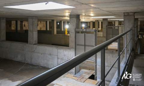 Imagen de archivo de las obras. Imagen de archivo de las obras.