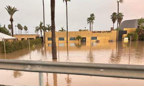 Vista de los Salones La Font.