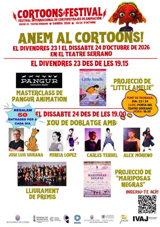 Gandia llança una nova edició d'Activa Emocions Tardor amb activitats gratuïtes per a fomentar l'oci saludable entre la joventut
