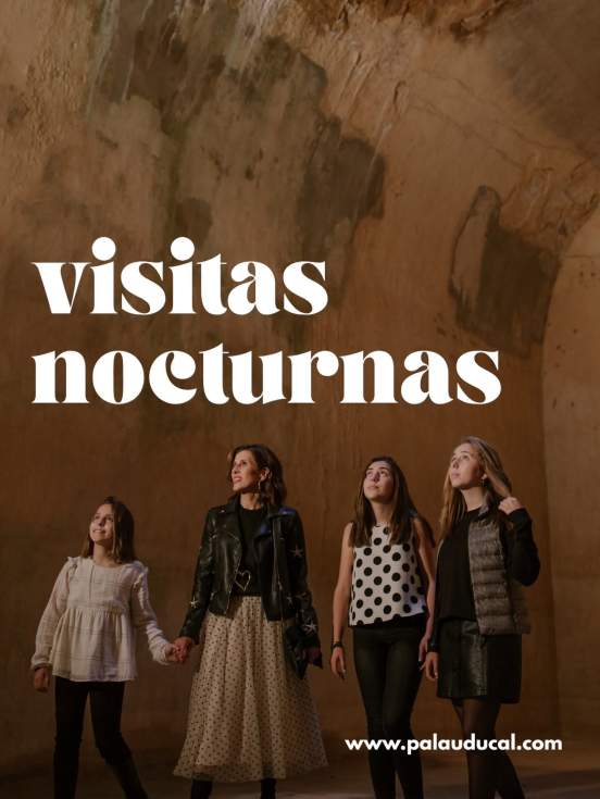 El Palau Ducal de Gandia recupera les visites nocturnes aquesta tardor
