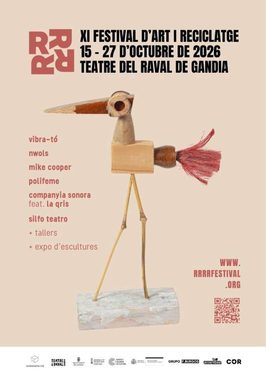 RRRR! Festival d’Art i Reciclatge torna al Teatre del Raval de Gandia