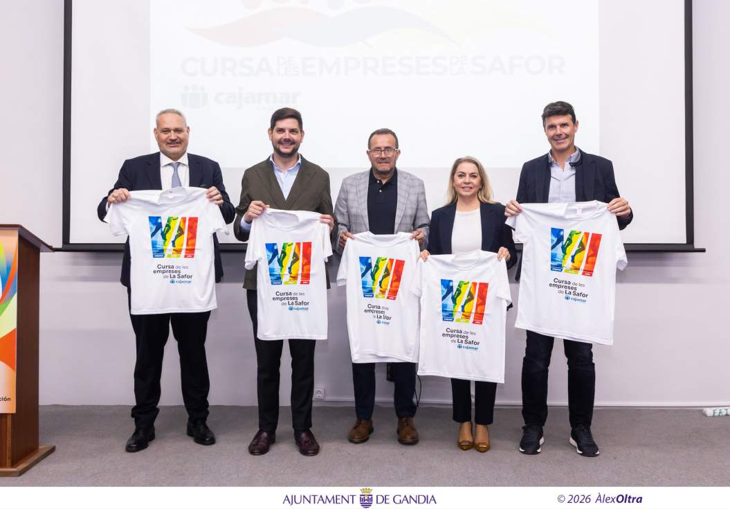 Gandia acollirà la VII Cursa de les Empreses de la Safor-Cajamar el 15 de novembre